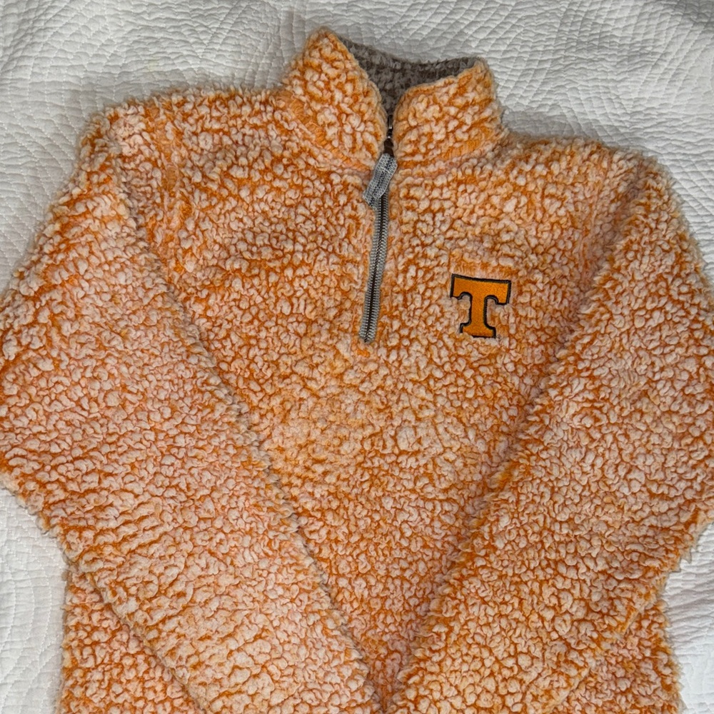 Tennessee Orange Sherpa Quarter-Zip Pullover